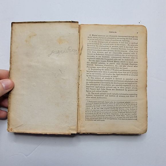 Thomson’s Practical Arithmetic, by James B. Thomson, 1853 - Picture 9 of 12